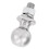 1‑7/8in Diameter Chrome Hex Nut Hitch Ball for ATV 9