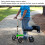 Removable Non-Slip Knee Scooter Cushion Cover 35x18x4cm 4