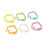 24Pcs Stitch Markers Metal Crochet Locking 10