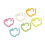 24Pcs Stitch Markers Metal Crochet Locking 8