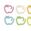 24Pcs Stitch Markers Metal Crochet Locking 14