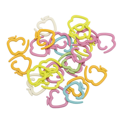 24Pcs Stitch Markers Metal Crochet Locking
