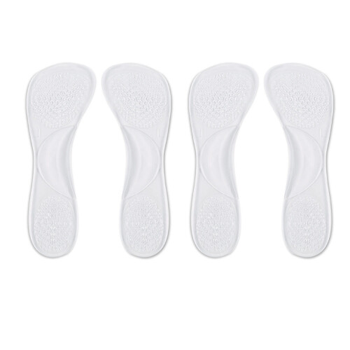 2 Paar 3/4 High Heel-Einlegesohlen, Einheitsgröße, Transparent 1