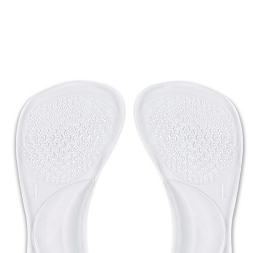 2 Paar 3/4 High Heel-Einlegesohlen, Einheitsgröße, Transparent