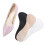 2 Paare 3/4 High-Heel-Einlegesohlen schwarz Einheitsgröße 5