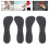 2 Paare 3/4 High-Heel-Einlegesohlen schwarz Einheitsgröße 8