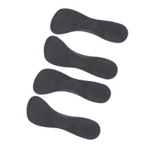 2 Paare 3/4 High-Heel-Einlegesohlen schwarz Einheitsgröße
