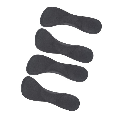 2 Paare 3/4 High-Heel-Einlegesohlen schwarz Einheitsgröße