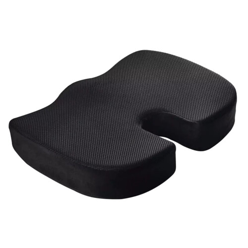 Memory-Schaum-Sitzkissen 45357 cm Schwarz 1