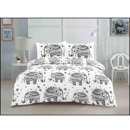 (Super King) Nathan & Elephant Duvet Cover Set with Pillowcases 2