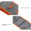 Elderly Safety Bed Transfer Sling with Ergonomic Handles - Orange 4