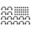 14 Sets D Ring Connector Buckle 11x9x3mm Silver 1