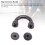 14 Sets D Ring Connector Buckle 11x9x3mm Silver 14