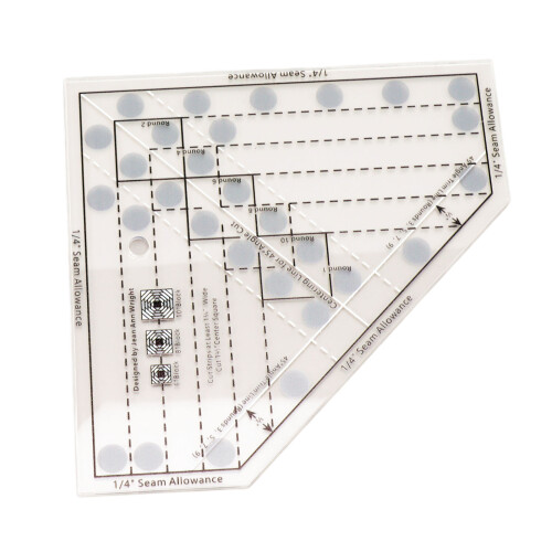 Mini-Quilt-Lineal durchsichtig 138  138  2,5 mm 43 g 1