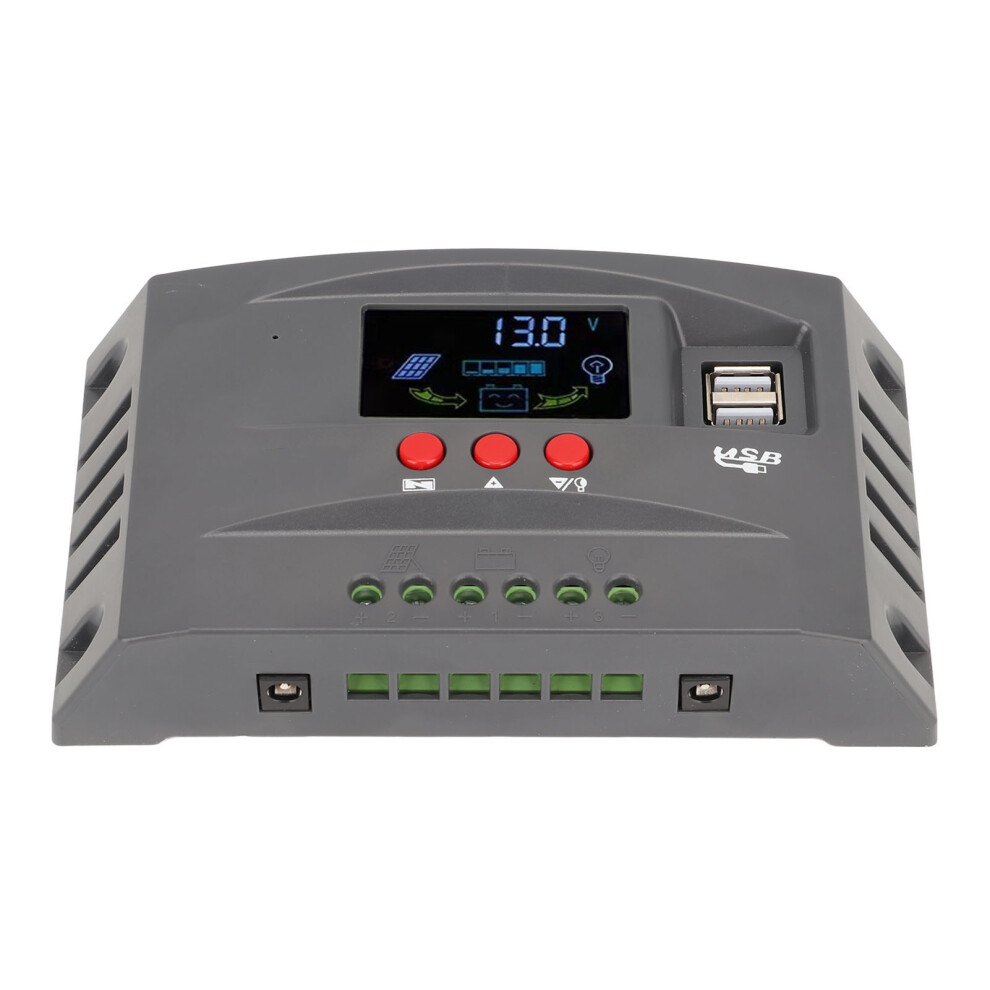 Solar Mppt 12V/24V 10A Lcd Solar Charge Controller With Usb 9411338185245