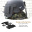 Combat Helmet Liner System Memory Sponge Pad, Black, 152g 11
