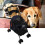 Dog Cat Stroller Breathable Visible Mesh Metal 11