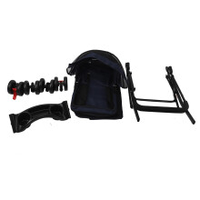 Dog Cat Stroller Breathable Visible Mesh Metal