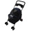 Dog Cat Stroller Breathable Visible Mesh Metal 10