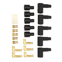 30 Stück Zündkerzen-Spulen-Kabel-Boot aus Gummi Terminal-Kit für Drähte von 6–10 mm