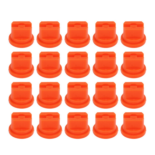 Flachstrahldüse 20 Stück Orange Kunststoffdüse 1