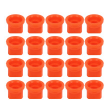Flachstrahldüse 20 Stück Orange Kunststoffdüse