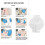 Vent Compact Brustabdichtung - 16x16 cm, 3 Löcher, Nylon 4