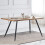 (Oak) 1.5M Wooden Dining Table 4-6 People Kitchen Tables 1