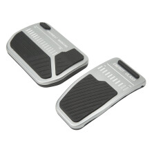 Pedalabdeckungs-Set aus Aluminiumlegierung für Model 3/Y, grau