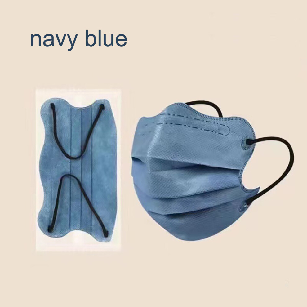 Disposable V-Shape Mouth Muffles 50Pcs Butterfly Wave Style 7691338188596