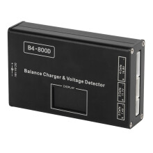 Aluminium LiPo-Balanceladegerät 800 mA 81  50  20 Schwarz