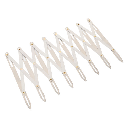 6.3in Expanding Aluminum Sewing Gauge Equal Space 1