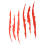 Car Claw Scratch Decal 2PCS Vinyl Monster Sticker for Headlights & Side Panels 8