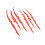 Car Claw Scratch Decal 2PCS Vinyl Monster Sticker for Headlights & Side Panels 6