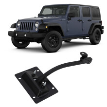 Tailgate Gurtarm Befestigungsarm Schwarz 04589890AC Geräuscharm, Vibrationsbeständig Ersatzteil Für Jeep Wrangler 2011–2018