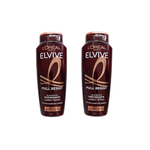 2X L'Oreal Paris Elvive Full Resist Aminexil Rinforzante Shampoo 250ml