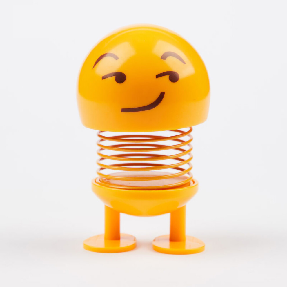 Spring Bobble Head Toy Cute Face Car Emotion Doll 9121376307539