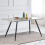 (Grey) 1.2M Wooden Dining Table 4 People Kitchen Tables 1