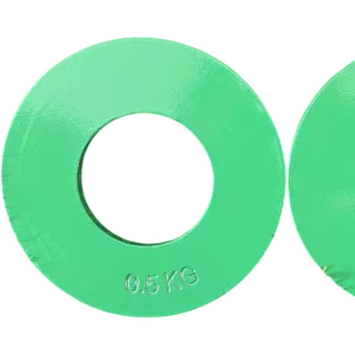 Strength Training Micro Plates 2-Pack 0.5 Kg Green Weight Plate For Home Gym Barbell Compatibility 1