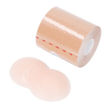 Klebendes Brustlift-Band, Push-up, Schweißfest, Atmungsaktiv, Versteckbare, Klebrige Nipple Covers für trägerloses Kleid