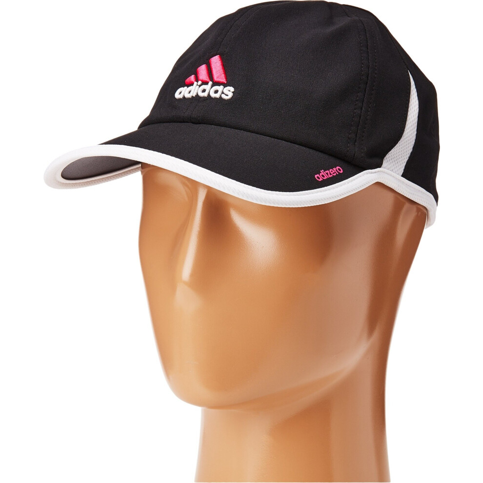 adidas Women's Adizero II Cap Black/Shock Pink/White One Size