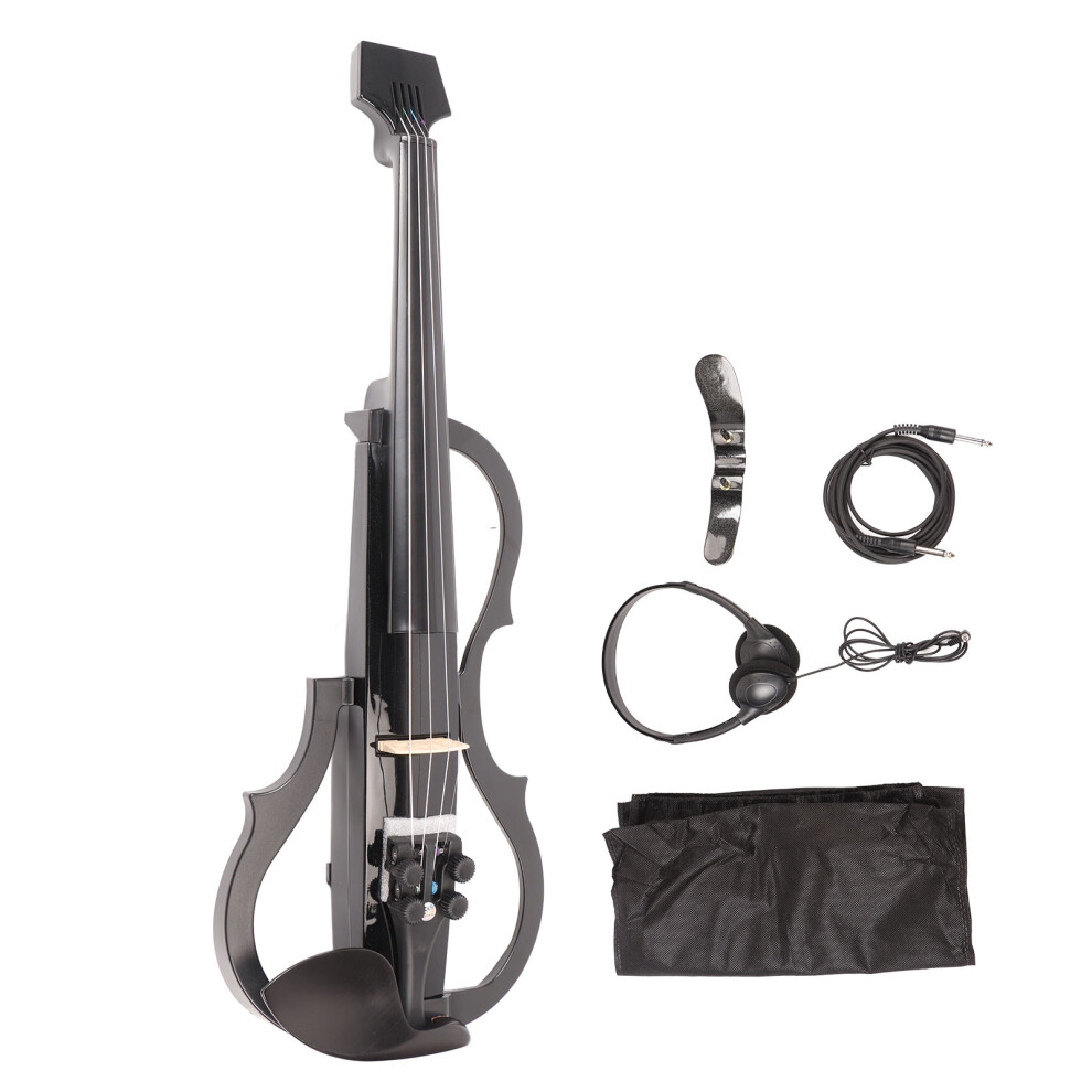 4/4 Electric Silent Violin Built in Pickup Carbon
