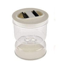 Cucumber Flip Glass Separator With Sieve, Wet And Dry Separation, Pickles And Hourglass Glass