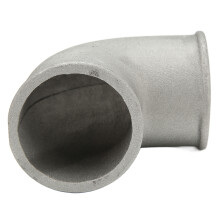 2,75 Zoll Turbo-Bogenrohr 90 Aluminium-Guss Silber