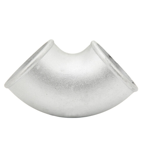 3 Zoll (75 mm) Turbo-Einlassbogen, 90, Silberfarbenes Aluminium 1