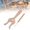 Knitting Fork and Needle Kit Beech Wood Slick 12