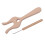 Knitting Fork and Needle Kit Beech Wood Slick 2