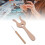Knitting Fork and Needle Kit Beech Wood Slick 11