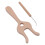 Knitting Fork and Needle Kit Beech Wood Slick 5
