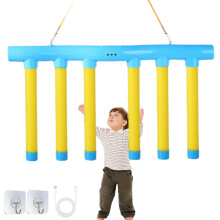 Reflex Challenge Game Hand-Eye Coordination Falling Sticks Catching Game Adjustable Speed Adults And Kids Yellow